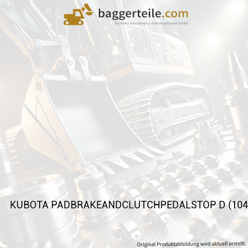 KUBOTA PADBRAKEANDCLUTCHPEDALSTOP D (10493580.9)