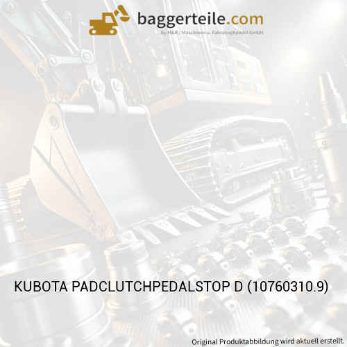 KUBOTA PADCLUTCHPEDALSTOP D (10760310.9)