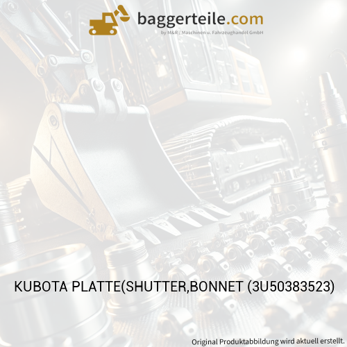 KUBOTA PLATTE(SHUTTER,BONNET (3U50383523)