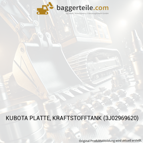 KUBOTA PLATTE, KRAFTSTOFFTANK (3J02969620)