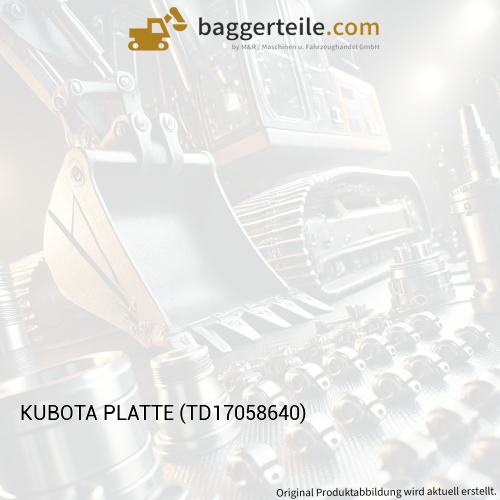 KUBOTA PLATTE (TD17058640)