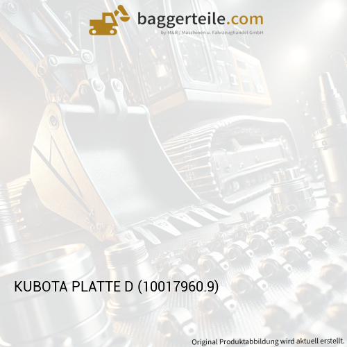 KUBOTA PLATTE D (10017960.9)