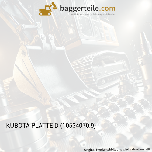 KUBOTA PLATTE D (10534070.9)
