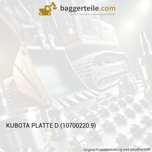 KUBOTA PLATTE D (10700220.9)