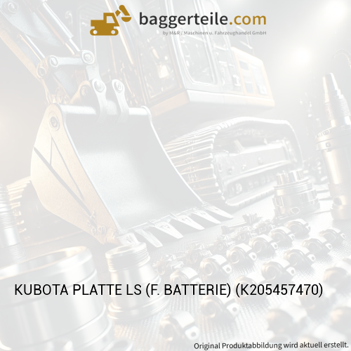 KUBOTA PLATTE LS (F. BATTERIE) (K205457470)