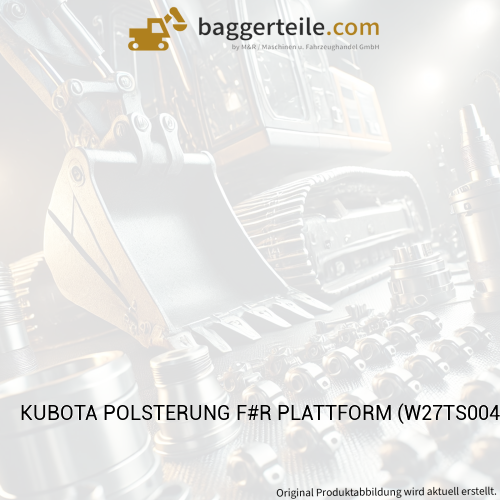KUBOTA POLSTERUNG F#R PLATTFORM (W27TS00416)