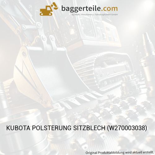 KUBOTA POLSTERUNG SITZBLECH (W270003038)