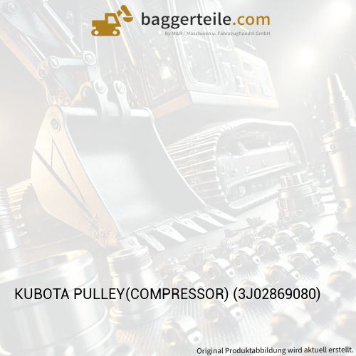 KUBOTA PULLEY(COMPRESSOR) (3J02869080)