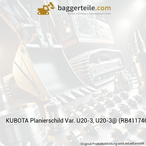 KUBOTA Planierschild Var. U20-3, U20-3@ (RB41174602)