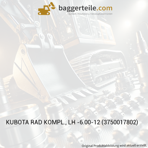 KUBOTA RAD KOMPL., LH -6.00-12 (3750017802)