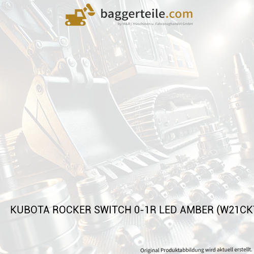 KUBOTA ROCKER SWITCH 0-1R LED AMBER (W21CKT4017)