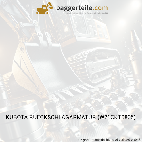 KUBOTA RUECKSCHLAGARMATUR (W21CKT0805)