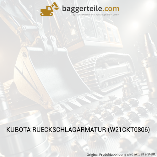 KUBOTA RUECKSCHLAGARMATUR (W21CKT0806)