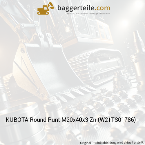 KUBOTA Round Punt M20x40x3 Zn (W21TS01786)