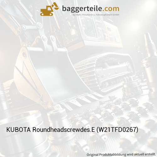 KUBOTA Roundheadscrewdes.E (W21TFD0267)