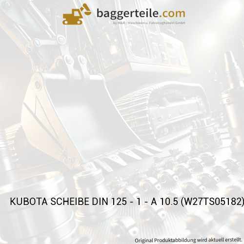 KUBOTA SCHEIBE DIN 125 - 1 - A 10.5 (W27TS05182)