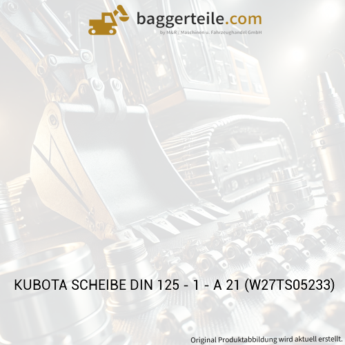 KUBOTA SCHEIBE DIN 125 - 1 - A 21 (W27TS05233)