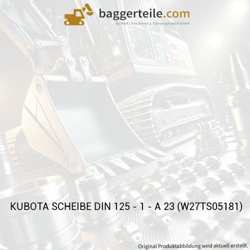 KUBOTA SCHEIBE DIN 125 - 1 - A 23 (W27TS05181)