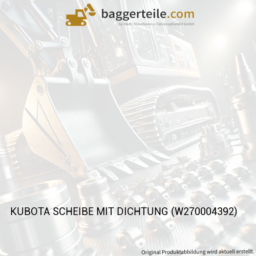 KUBOTA SCHEIBE MIT DICHTUNG (W270004392)