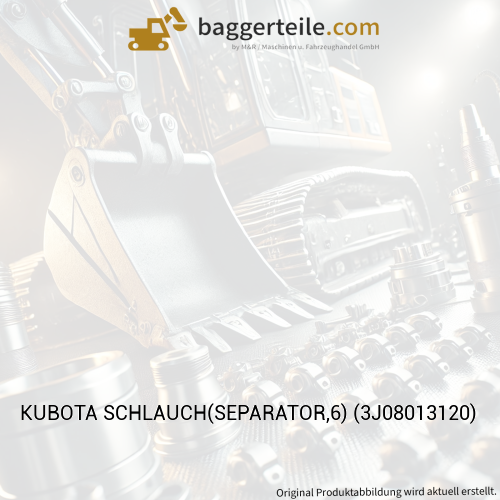 KUBOTA SCHLAUCH(SEPARATOR,6) (3J08013120)
