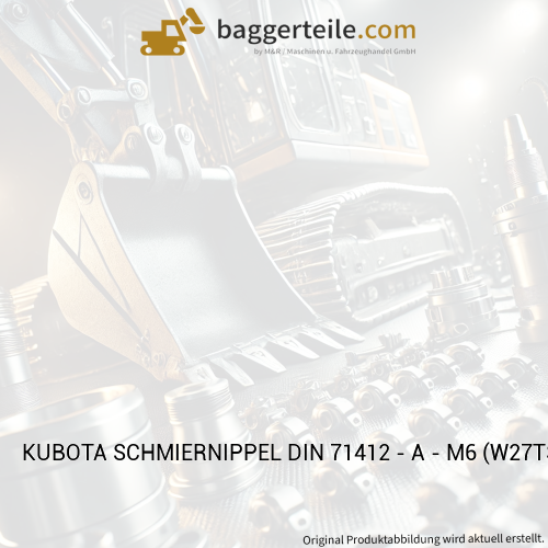 KUBOTA SCHMIERNIPPEL DIN 71412 - A - M6 (W27TS05177)