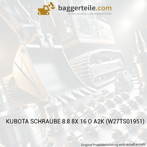 KUBOTA SCHRAUBE 8.8 8X 16 O A2K (W27TS01951)