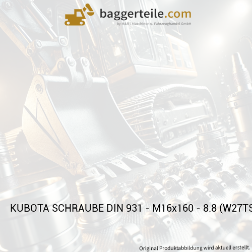 KUBOTA SCHRAUBE DIN 931 - M16x160 - 8.8 (W27TS05185)