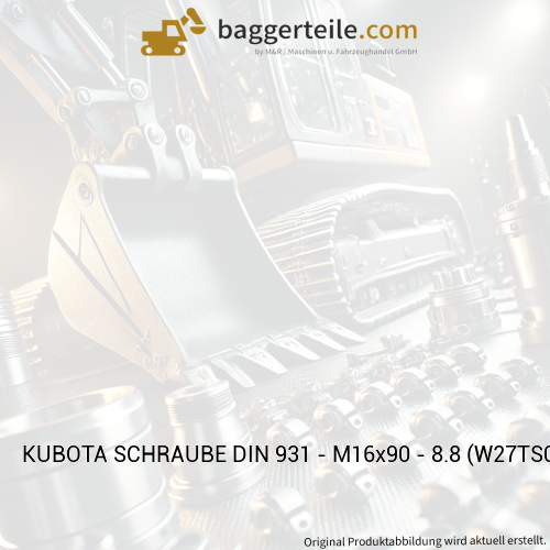 KUBOTA SCHRAUBE DIN 931 - M16x90 - 8.8 (W27TS05277)