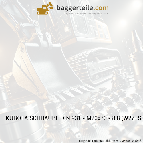 KUBOTA SCHRAUBE DIN 931 - M20x70 - 8.8 (W27TS05231)