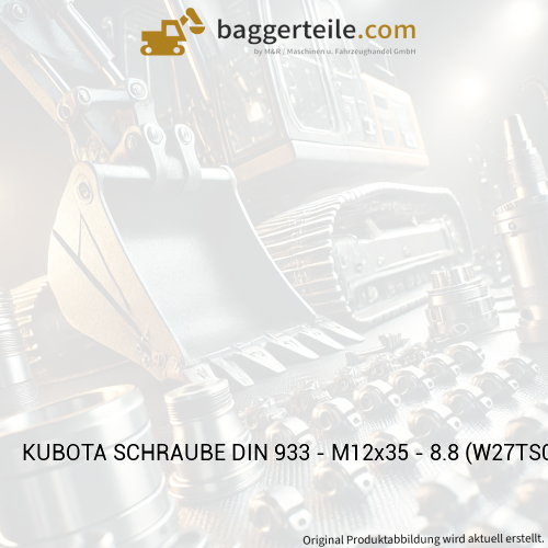 KUBOTA SCHRAUBE DIN 933 - M12x35 - 8.8 (W27TS05253)