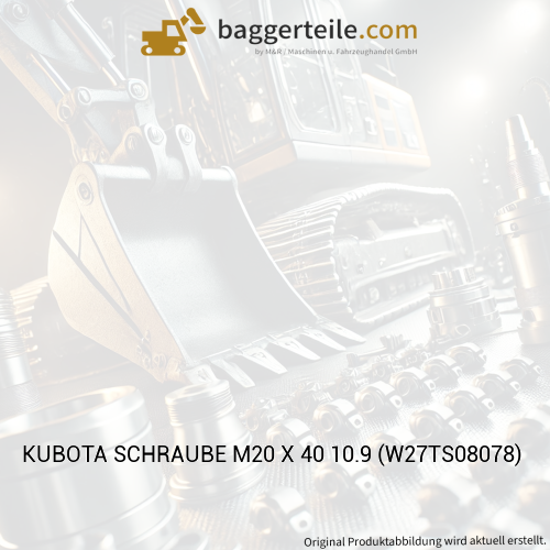 KUBOTA SCHRAUBE M20 X 40 10.9 (W27TS08078)