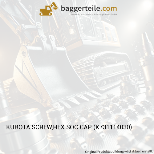 KUBOTA SCREW,HEX SOC CAP (K731114030)