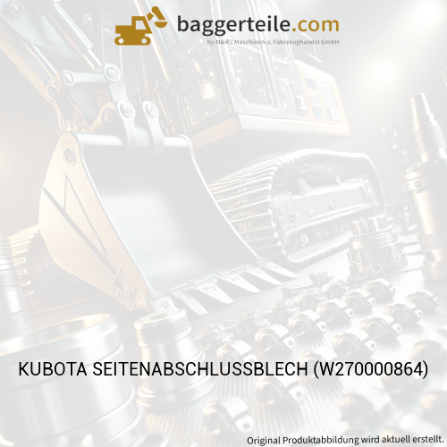 KUBOTA SEITENABSCHLUSSBLECH (W270000864)