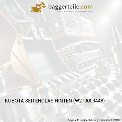 KUBOTA SEITENGLAS HINTEN (W270003448)