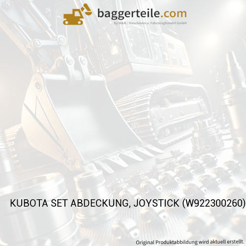KUBOTA SET ABDECKUNG, JOYSTICK (W922300260)