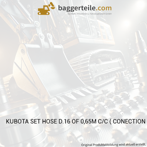 KUBOTA SET HOSE D.16 OF 0,65M C/C ( CONECTION P (W21TFD0523)