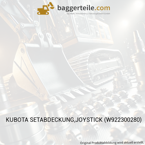 KUBOTA SETABDECKUNG,JOYSTICK (W922300280)