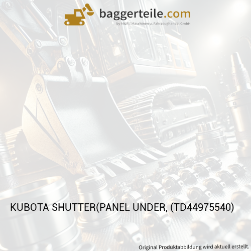 KUBOTA SHUTTER(PANEL UNDER, (TD44975540)