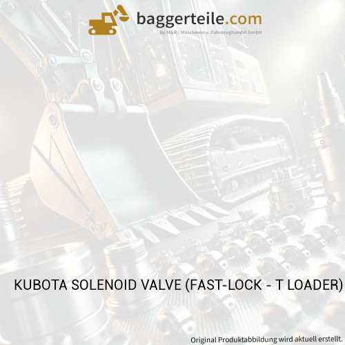 KUBOTA SOLENOID VALVE (FAST-LOCK - T LOADER) (W21TSX0097)