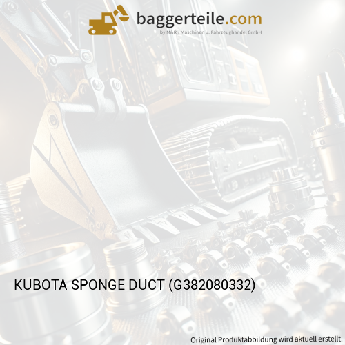 KUBOTA SPONGE DUCT (G382080332)