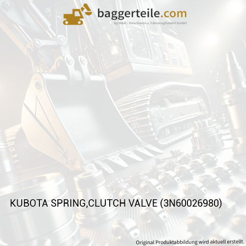KUBOTA SPRING,CLUTCH VALVE (3N60026980)