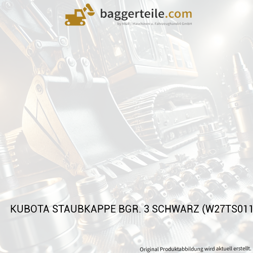 KUBOTA STAUBKAPPE BGR. 3 SCHWARZ (W27TS01174)