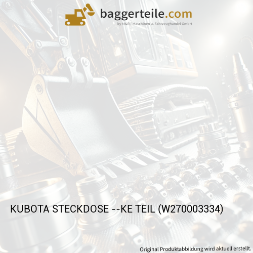 KUBOTA STECKDOSE --KE TEIL (W270003334)