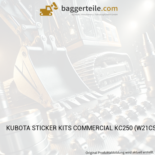 KUBOTA STICKER KITS COMMERCIAL KC250 (W21CSH0173)