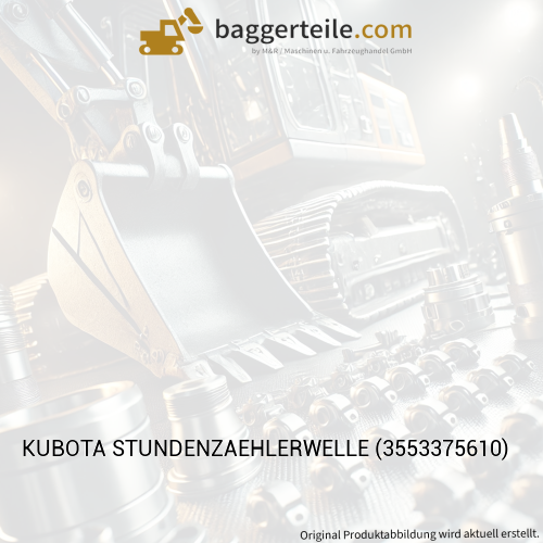 KUBOTA STUNDENZAEHLERWELLE (3553375610)