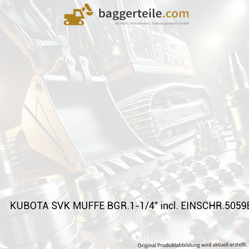 KUBOTA SVK MUFFE BGR.1-1/4