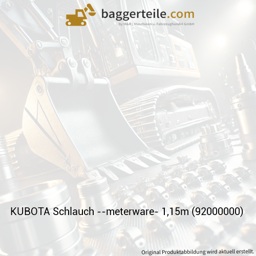 KUBOTA Schlauch --meterware- 1,15m (92000000)