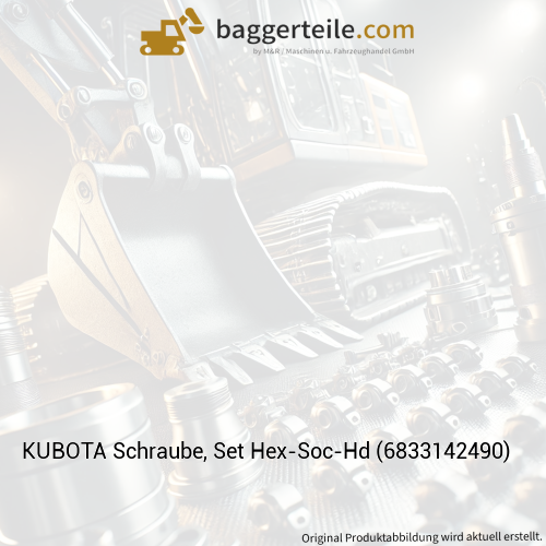 KUBOTA Schraube, Set Hex-Soc-Hd (6833142490)