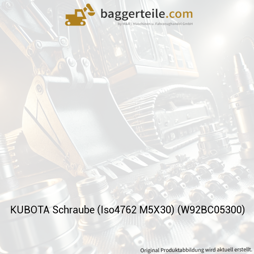 KUBOTA Schraube (Iso4762 M5X30) (W92BC05300)