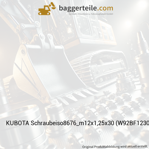 KUBOTA Schraubeiso8676_m12x1,25x30 (W92BF12300)